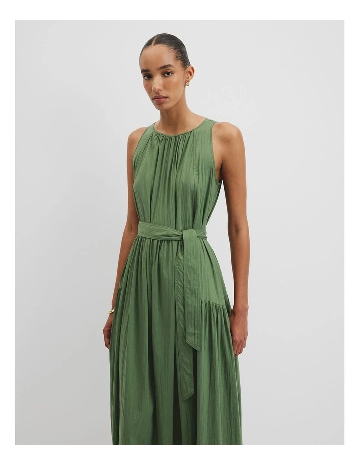 Trapeze Maxi Dress in Fern image 3