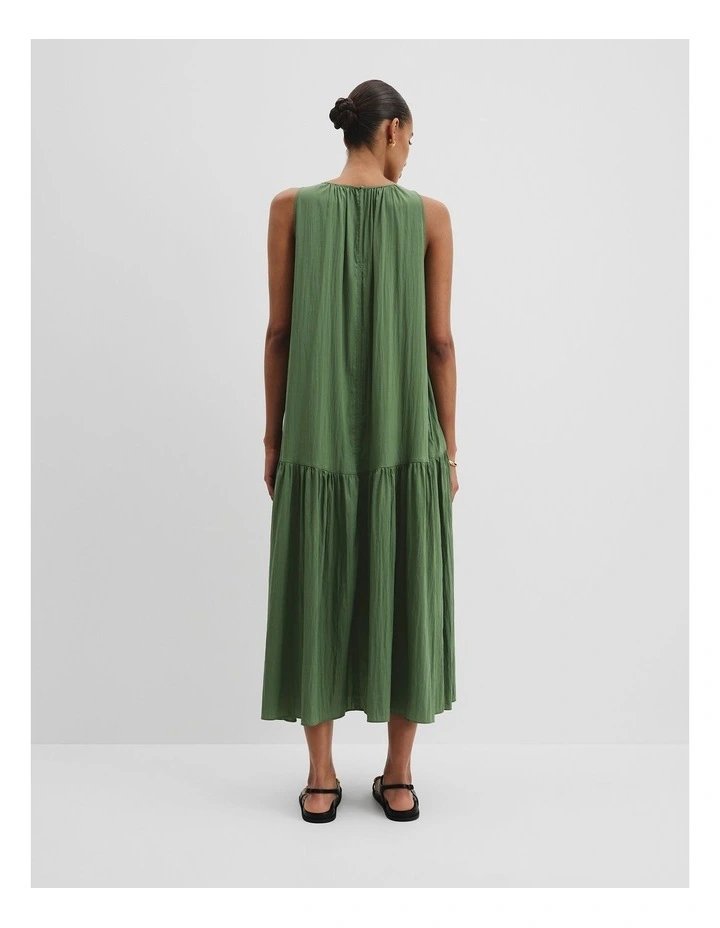 Trapeze Maxi Dress in Fern image 4