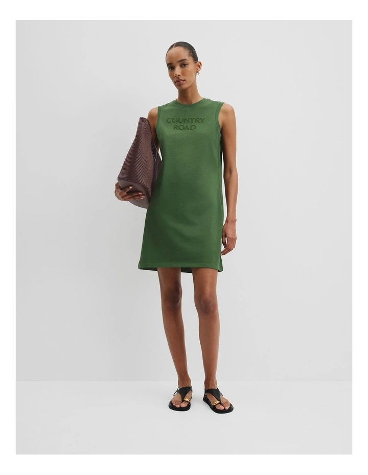 Australian Cotton Dress in Fern image 3