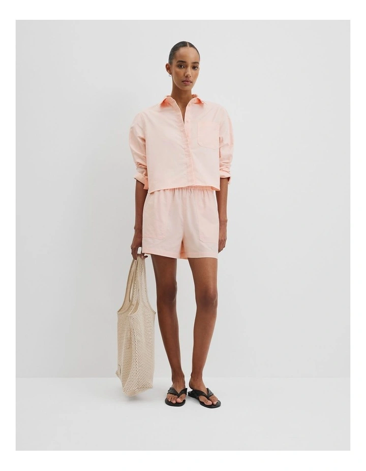 Australian Cotton Crop Oxford Shirt in Guava Tint image 3