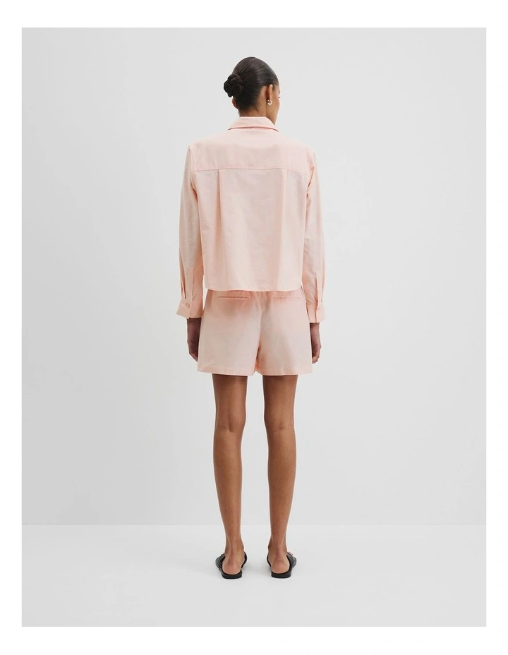 Australian Cotton Crop Oxford Shirt in Guava Tint image 4