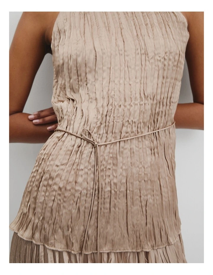 A-line Halter Top in Tapioca image 3