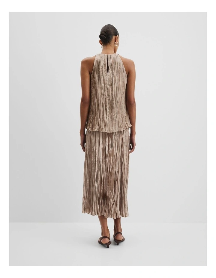 A-line Halter Top in Tapioca image 4