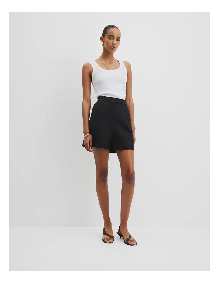 Tailored Shorts in Black image 1