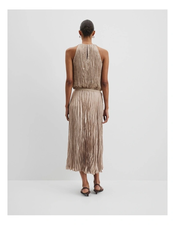 Crinkle Skirt in Tapioca image 4