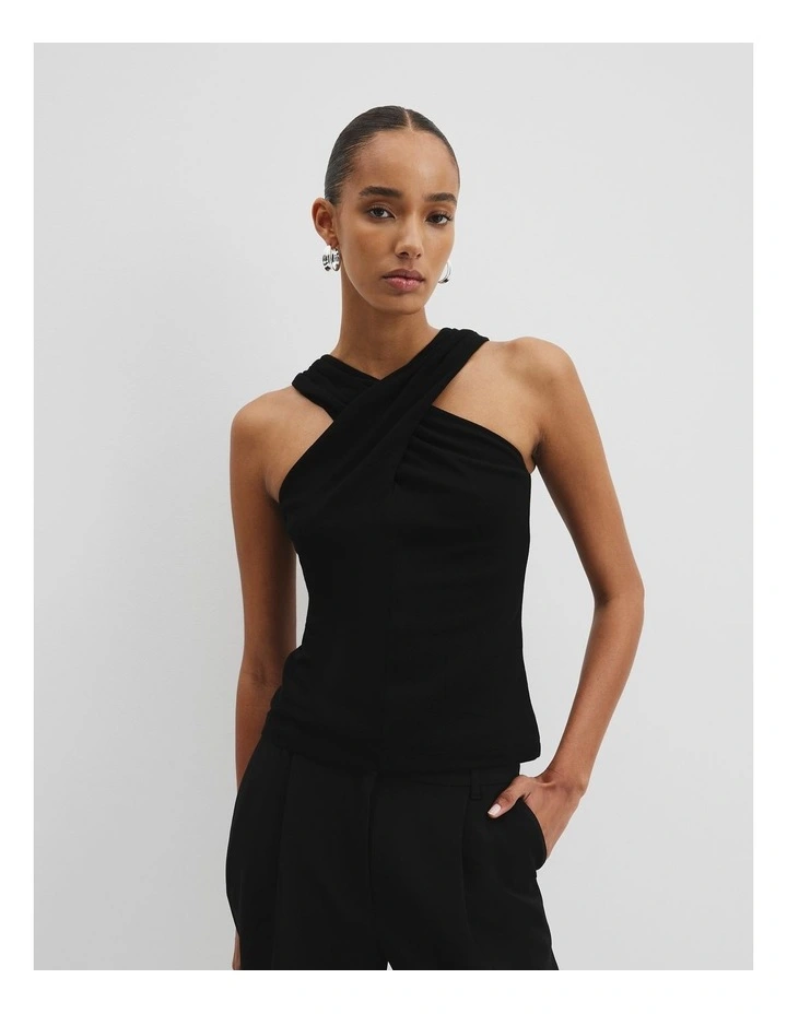 Cross Over Tank in Black image 2