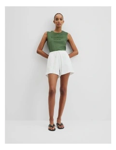 Australian Cotton Tank in Fern