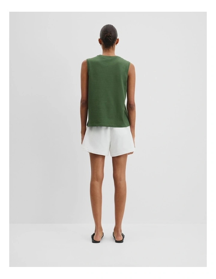 Australian Cotton Tank in Fern image 4