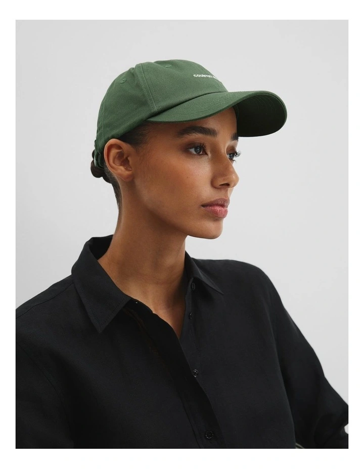 Mini Logo Cap in Fern image 2