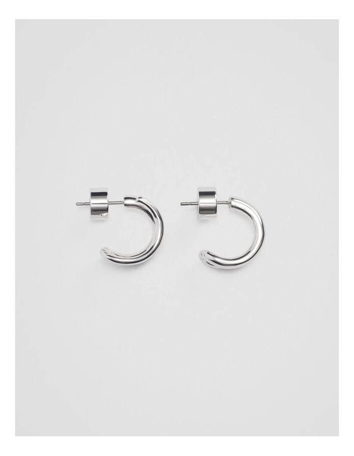 Cassia Hoop in Silver image 1