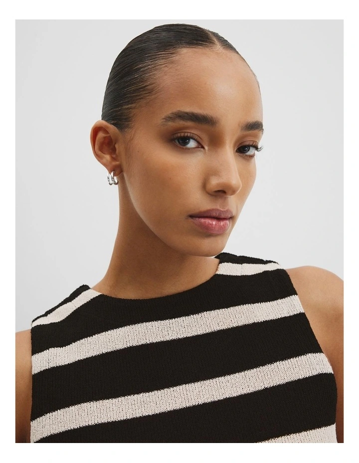 Cassia Hoop in Silver image 2