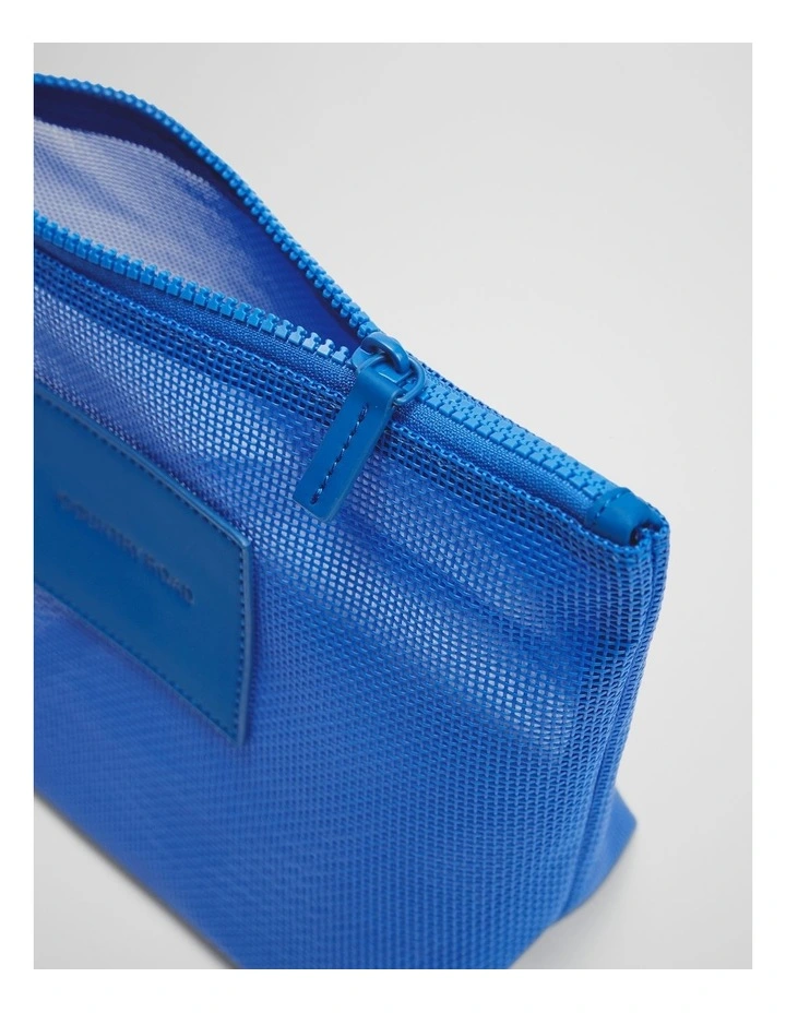 Mesh Tri Cosmetic Case in Yves image 2