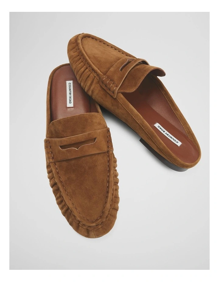 Romy Mule in Chestnut image 3