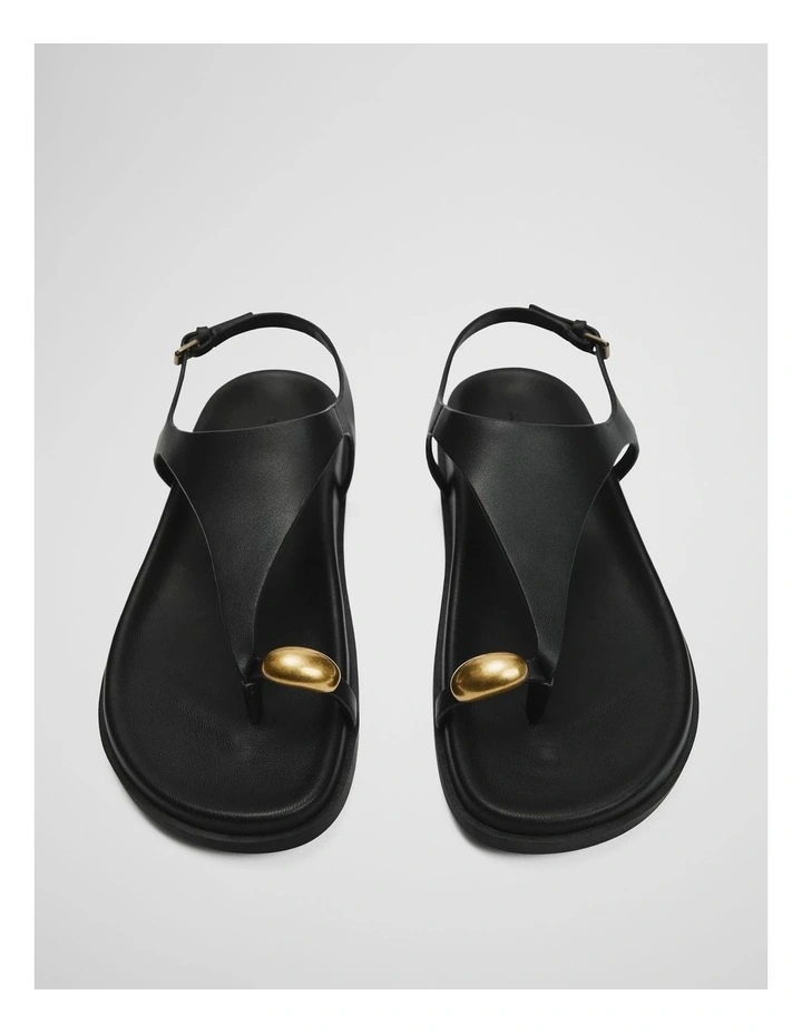 Cassia Sandal in Black image 3