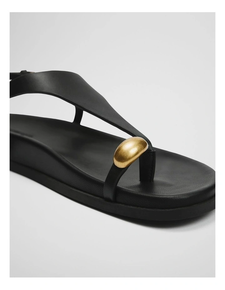 Cassia Sandal in Black image 4