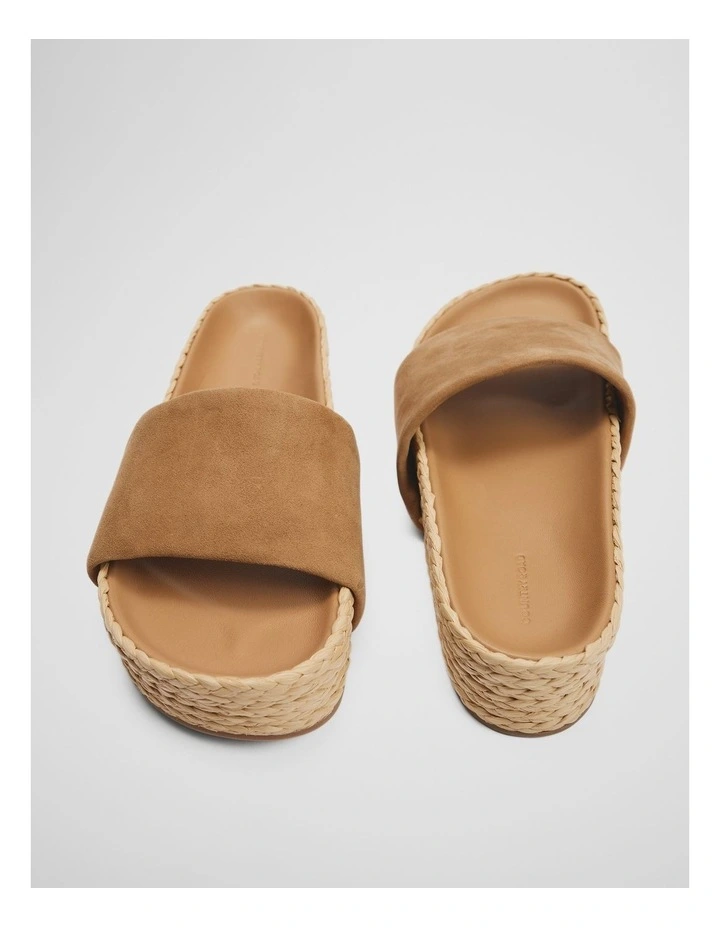 Sommer Flatform in Camel image 3
