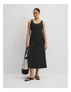Tank Maxi Dress in Black