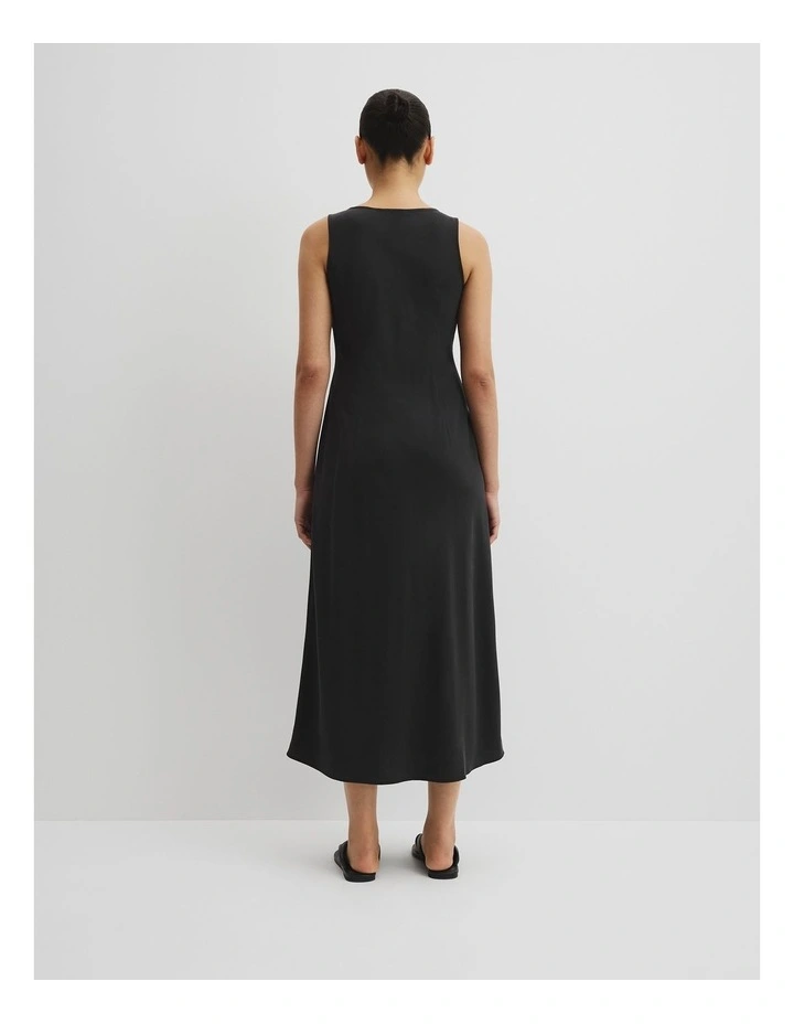 Tank Maxi Dress in Black image 4