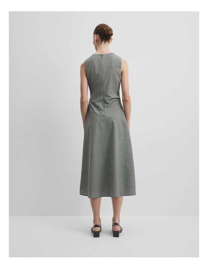 Gingham Midi Dress in Gingham image 4