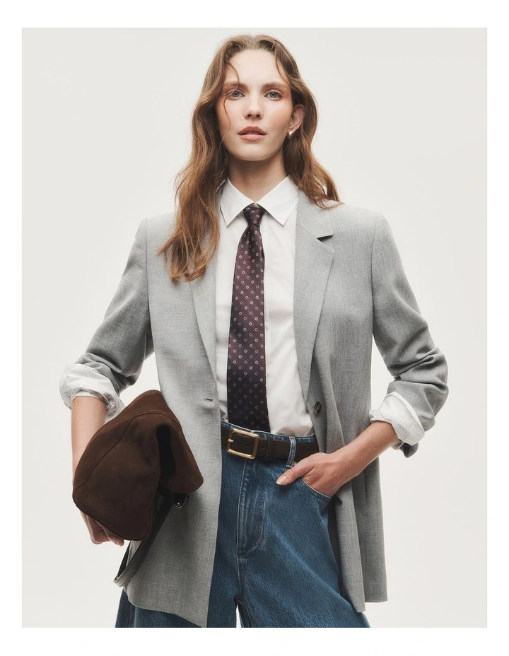 Mit Slim Blazer in Grey Marle image 2