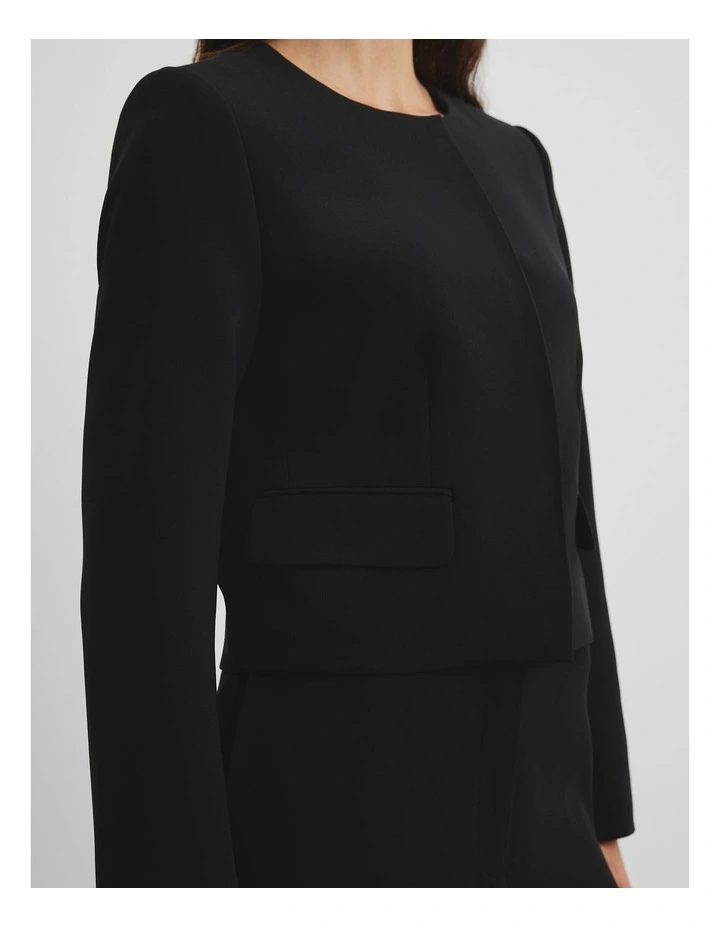 Mit Short Blazer in Black image 2