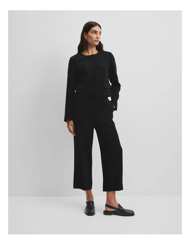 Mit Short Blazer in Black image 3