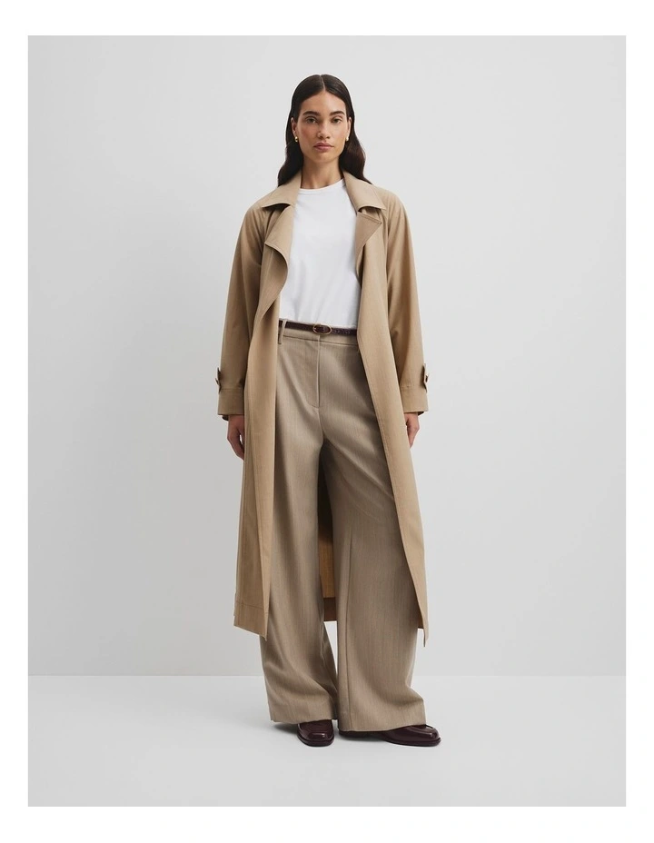 Soft Wrap Trench in Wheat image 5