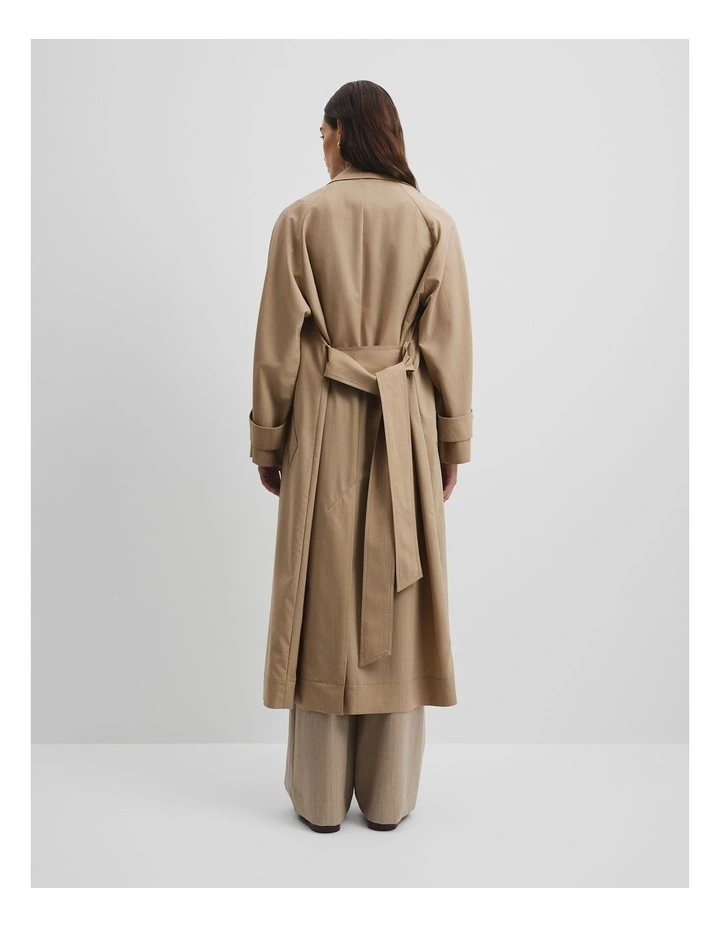 Soft Wrap Trench in Wheat image 6