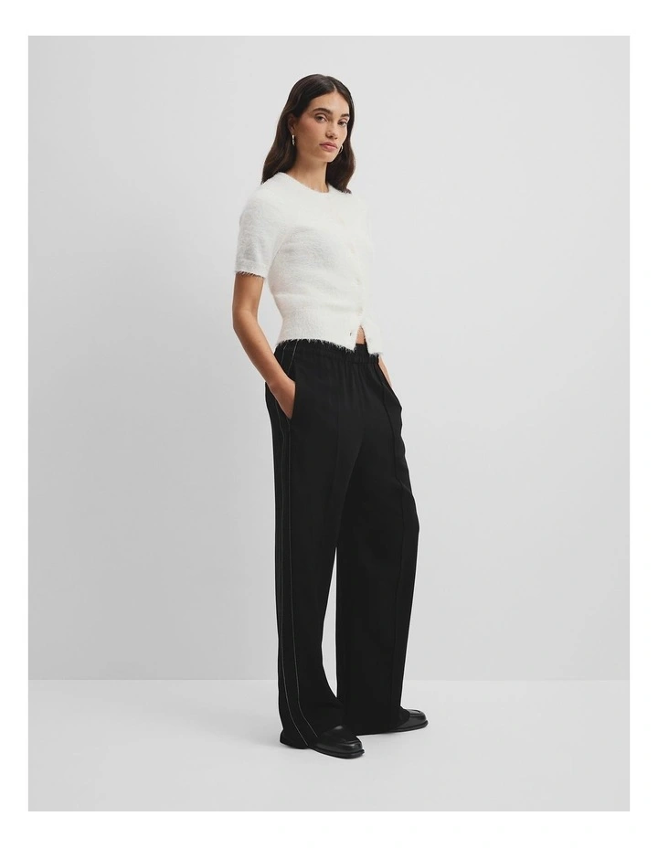 Side Stripe Pant in Black image 1