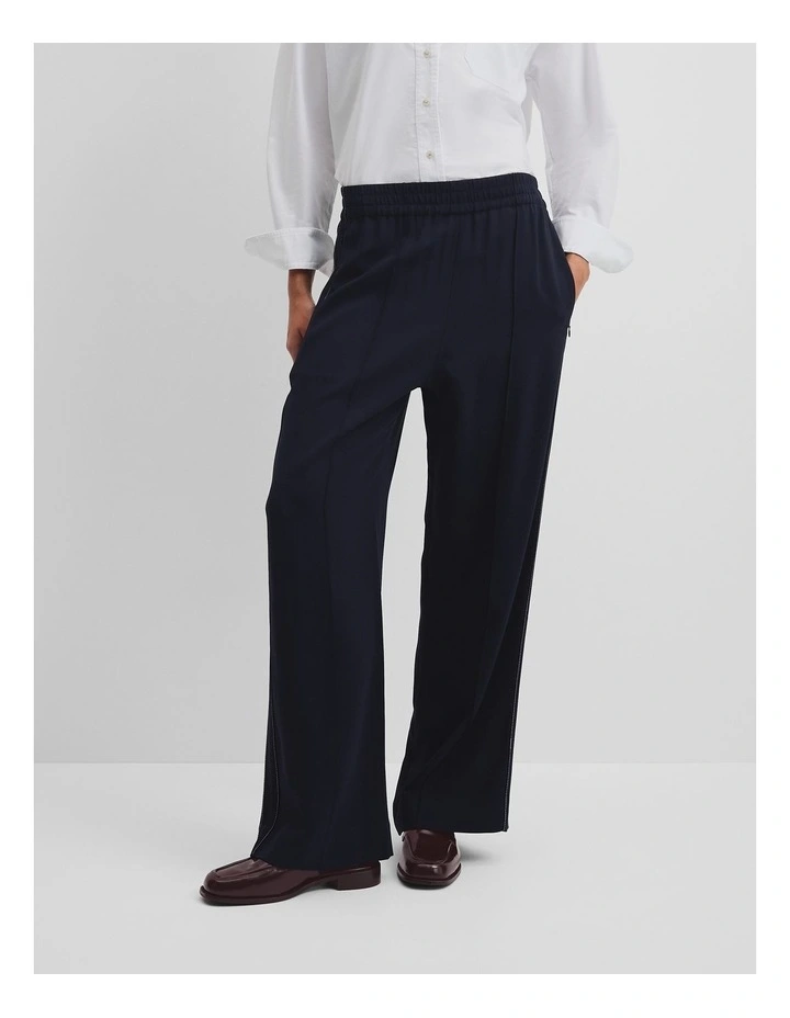 Side Stripe Pant in Navy image 2