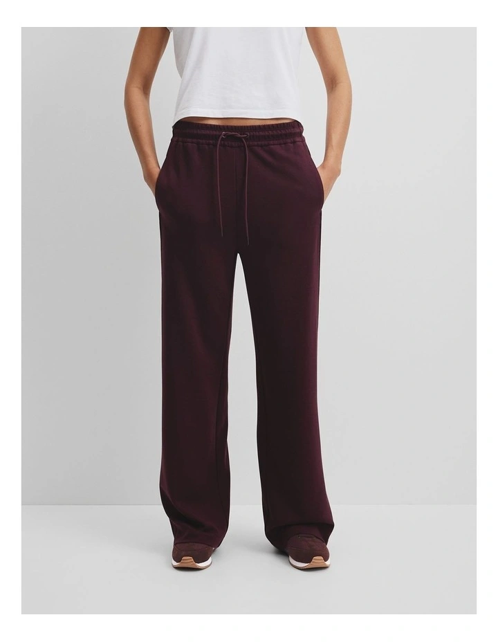Soft Track Pant in Plum image 2