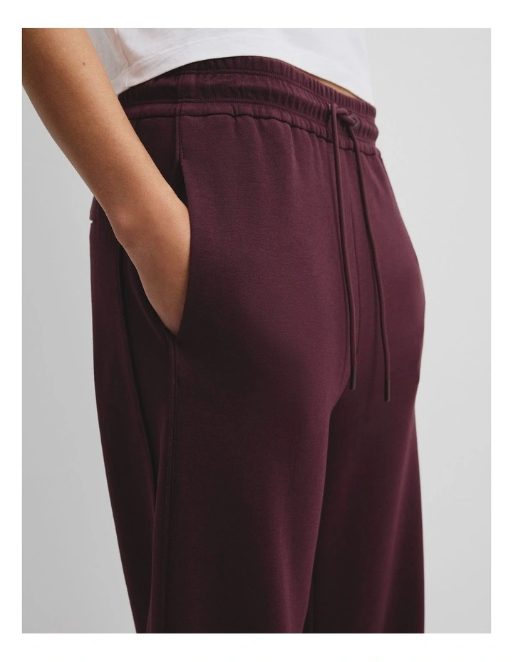 Soft Track Pant in Plum image 3