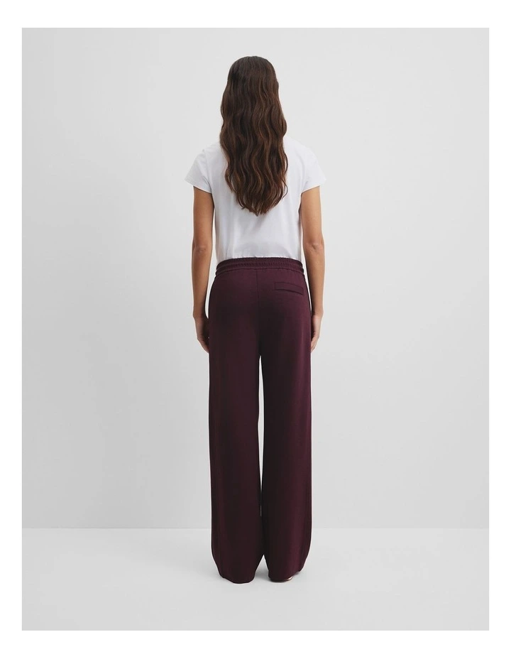 Soft Track Pant in Plum image 4