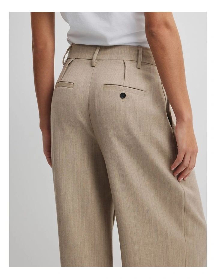 Wool Pant in Buff Marle image 3