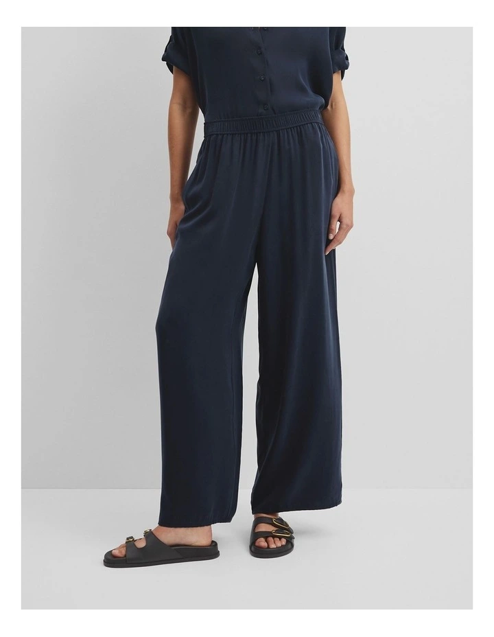 Pull On Cupro Pant in Twilight image 2