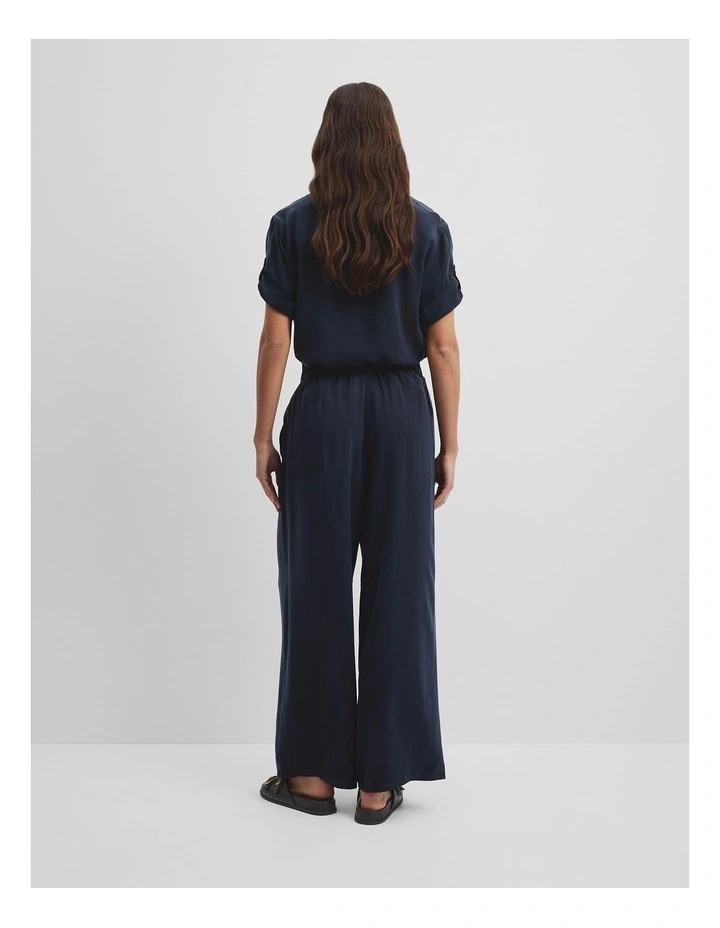 Pull On Cupro Pant in Twilight image 4