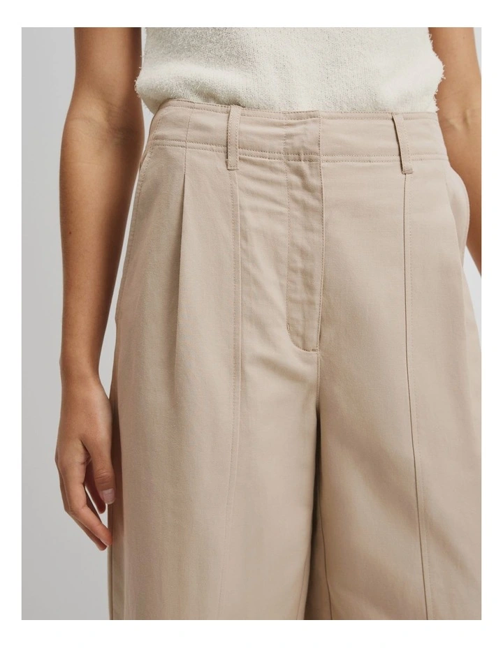 Australian Cotton Tapered Twill Pant in Sand image 3
