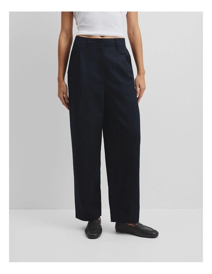 Australian Cotton Tapered Twill Pant in Twilight image 2