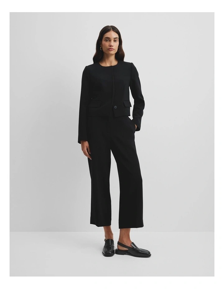 Soft Tailored Pant in Black image 1