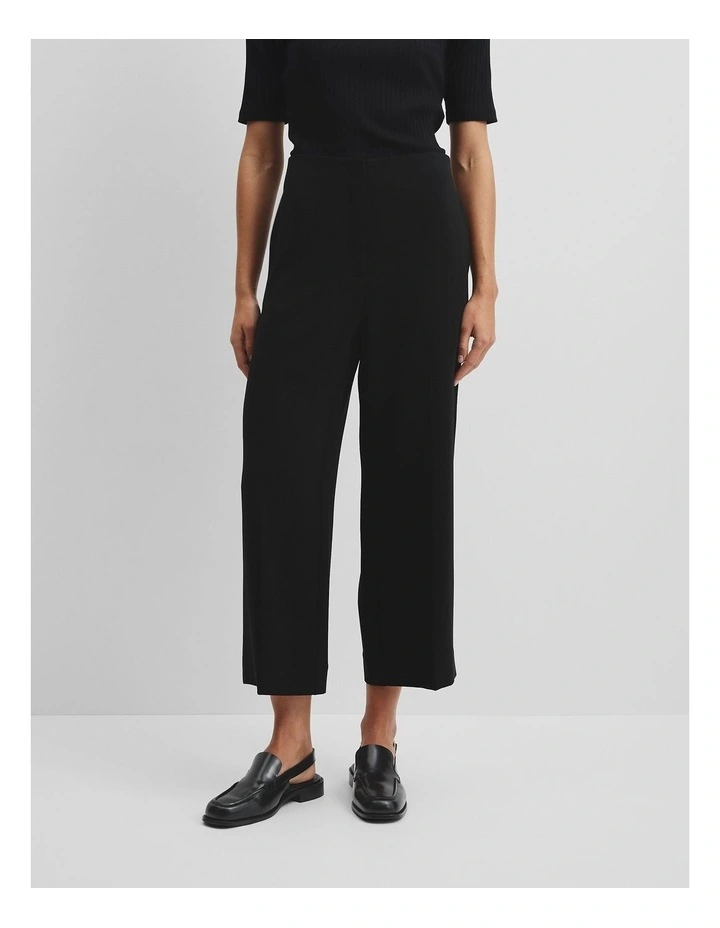Soft Tailored Pant in Black image 3