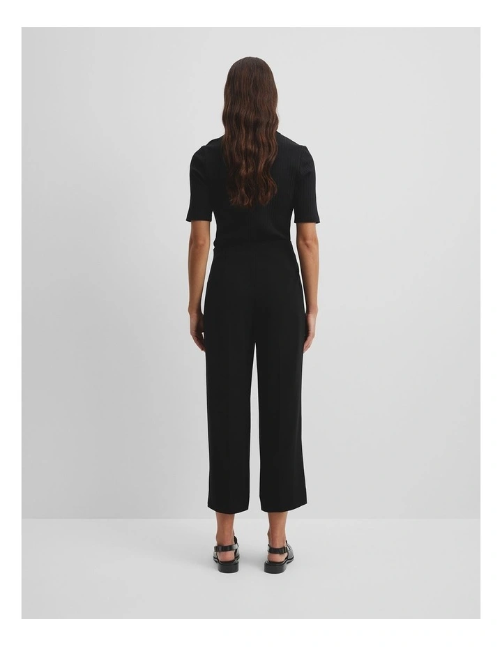 Soft Tailored Pant in Black image 4