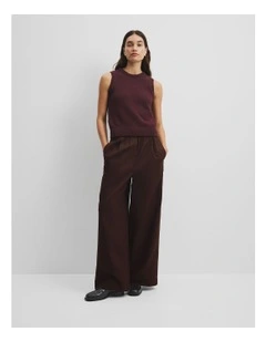 Cotton Twill Pant in Cocoa Bean