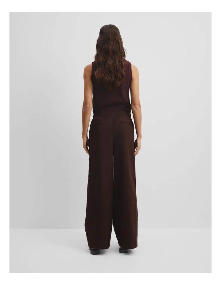 Cotton Twill Pant in Cocoa Bean image 4
