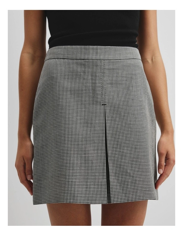 Gingham Mini Skirt in Gingham image 2