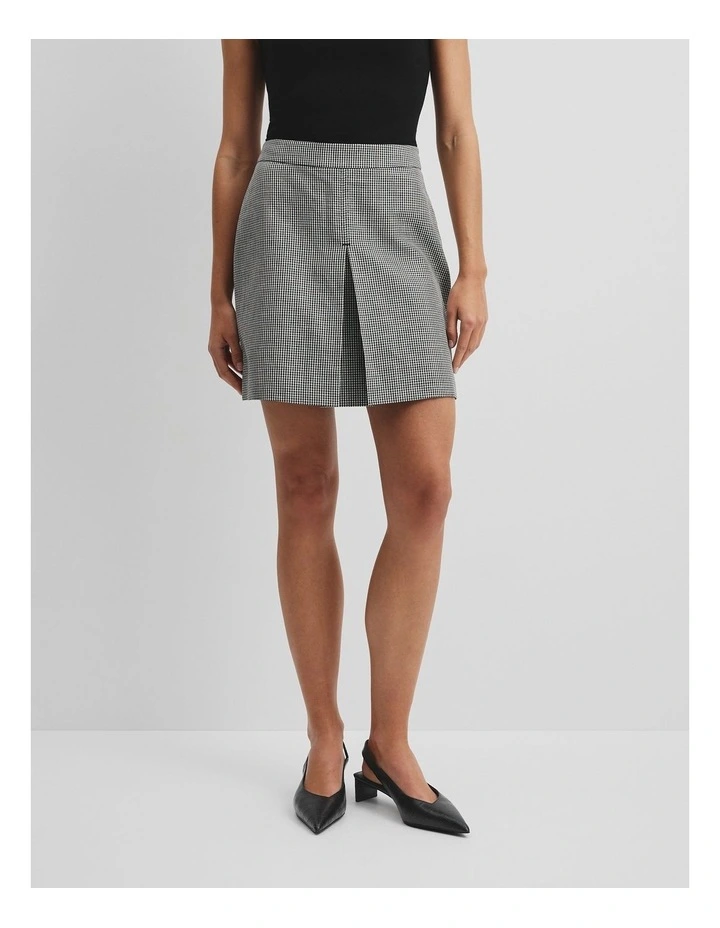 Gingham Mini Skirt in Gingham image 3