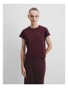 Australian Cotton Baby T-shirt in Plum