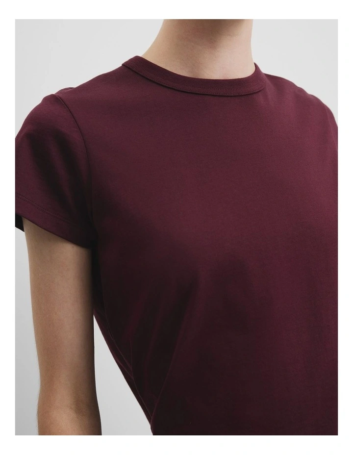 Australian Cotton Baby T-shirt in Plum image 2