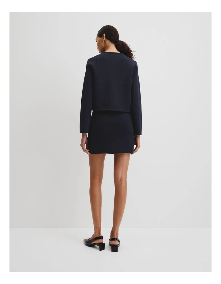 Compact Knit Jacket in Twilight image 4