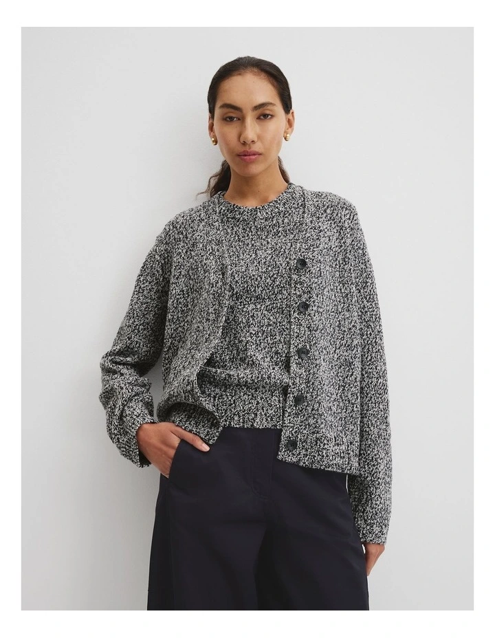 Twist Knit Cardigan in Twilight Twist image 1