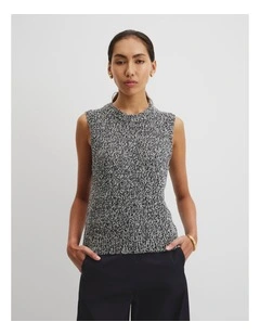 Twist Knit Tank in Twilight Twist